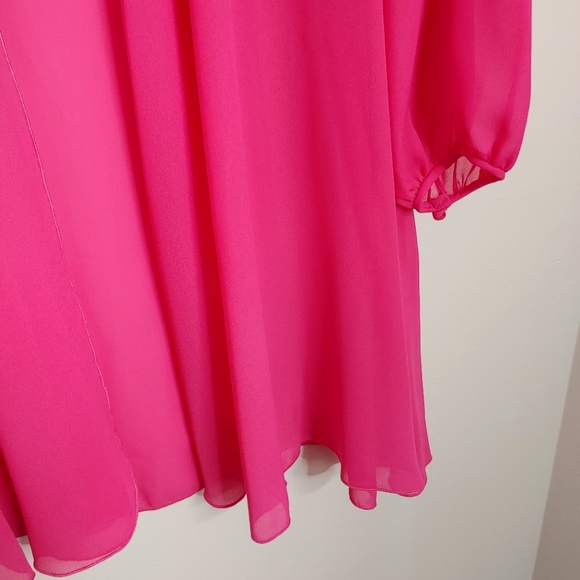 Benee by Lori Ann vintage 80s hot pink barbie dress set. Size 15-16 - Picture 13 of 14